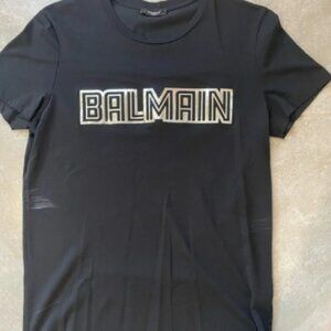 Balmain Classic Black Crewneck Tee